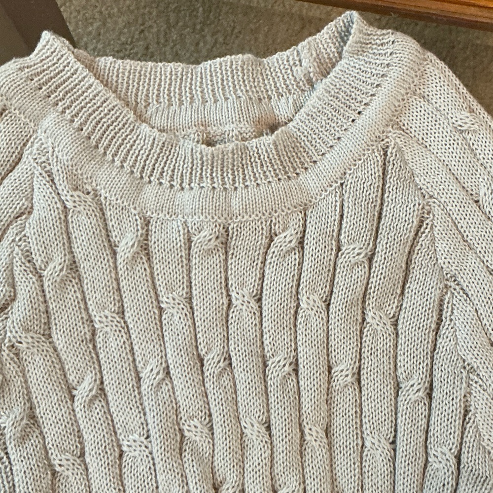 Source Unknown Cream Ribbed Knit Set - image 3